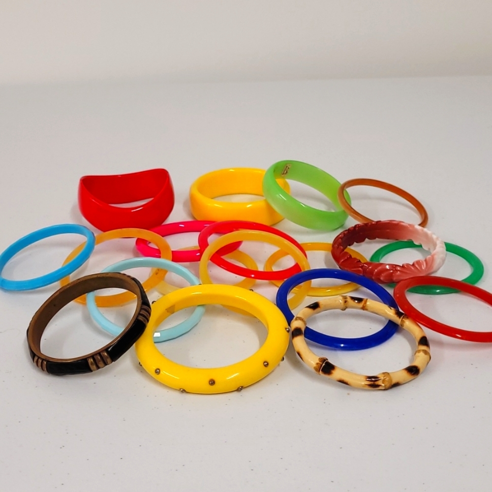 Vintage bangle bracelets.